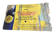 Nature's Remedy Antique Advertisement Cardboard Sign Laxative Promo