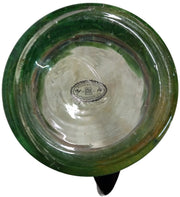 Mackenzie Child Glass Pitcher Vintage Victoria and Richard Octagon Hand Painted