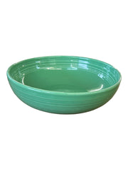 Fiesta - Turquoise Blue Large Bistro Bowl Homer Laughlin Ceramic Kitchen