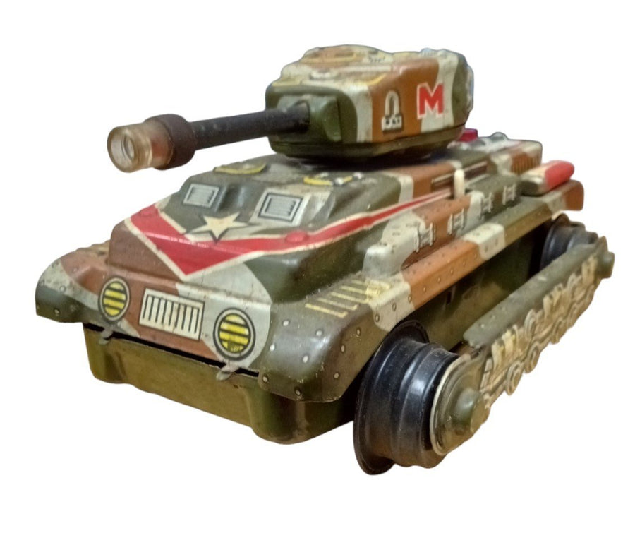 Nomura Tin Tank Toy Made In Japan Vintage Collectible Nostalgic Children's