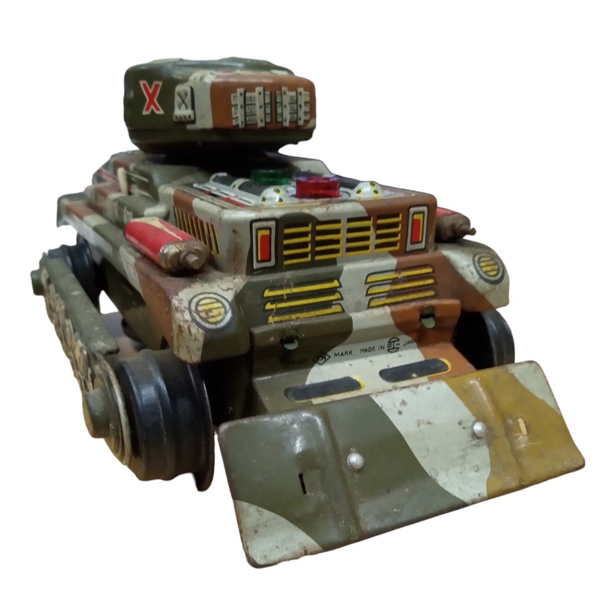 Nomura Tin Tank Toy Made In Japan Vintage Collectible Nostalgic Children's