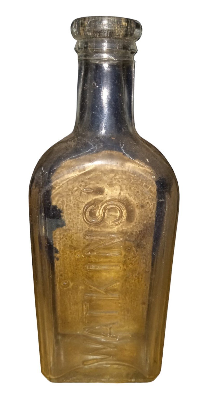 Watkins Extract Of Lemon Glass Bottle Vintage Collectible Kitchenware