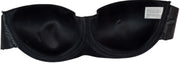 Black Strapless Bra with Adhesives Vintage Size C