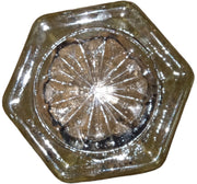 Anchor Hocking Glass Vase Antique Star of David Vintage 8.5" High