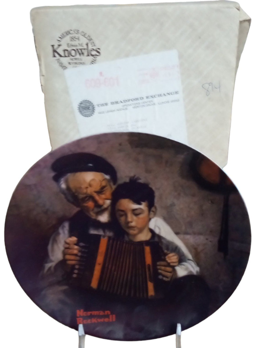 Norman Rockwell Heritage Collector Plates Vintage Knowles China Set of 3