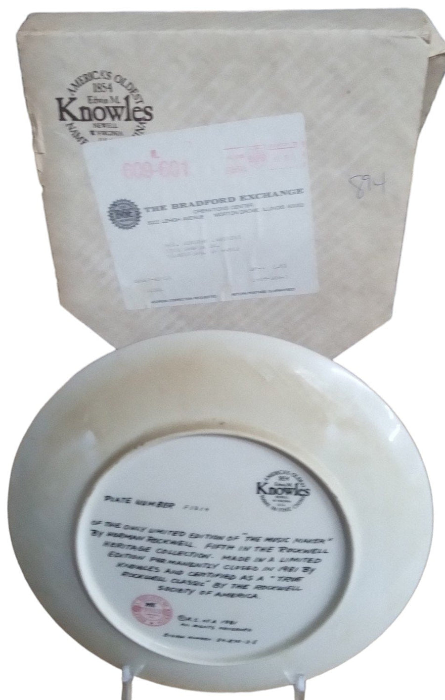 Norman Rockwell Heritage Collector Plates Vintage Knowles China Set of 3