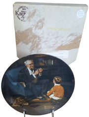 Norman Rockwell Heritage Collector Plates Vintage Knowles China Set of 3