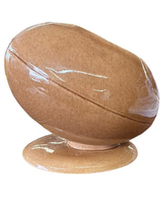 Haeger MCM Football Planter Vintage Tan Empty Planter