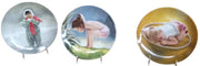 Wonder of Childhood Vintage Collector Plates Artwork by Donald Zolan Set of 3