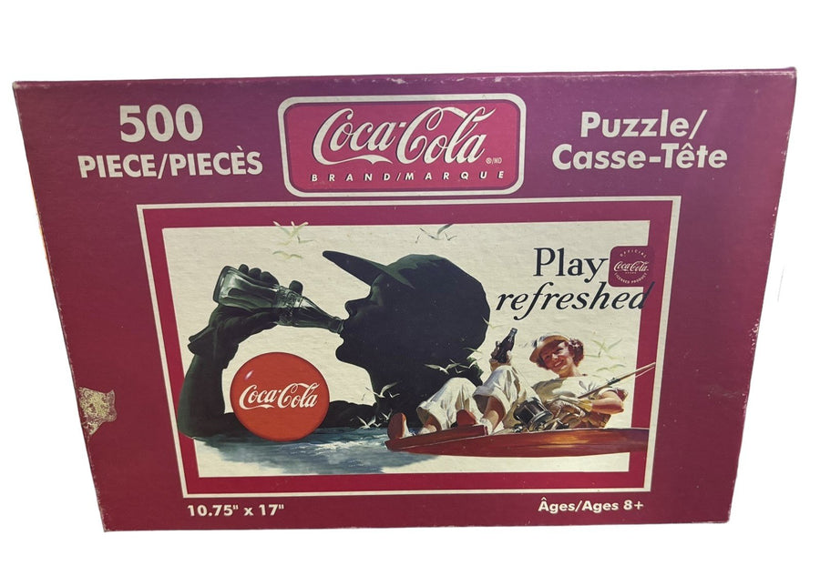 Coca Cola Puzzle 500 Pieces Play Refreshed Vintage Coke Jigsaw