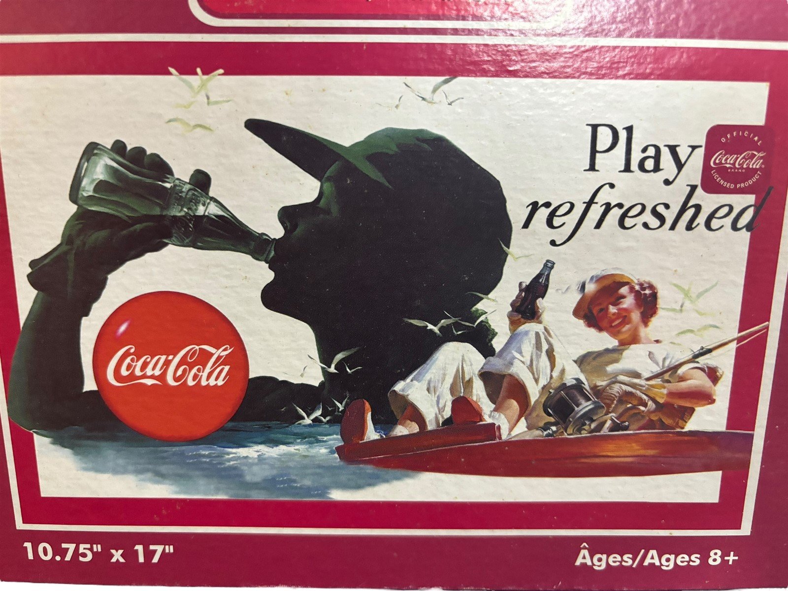 Coca Cola Puzzle 500 Pieces Play Refreshed Vintage Coke Jigsaw