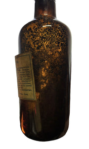 Antique Medicine Bottle Bacteria Bovine Fort Dodge Serum Company '47 Cattle