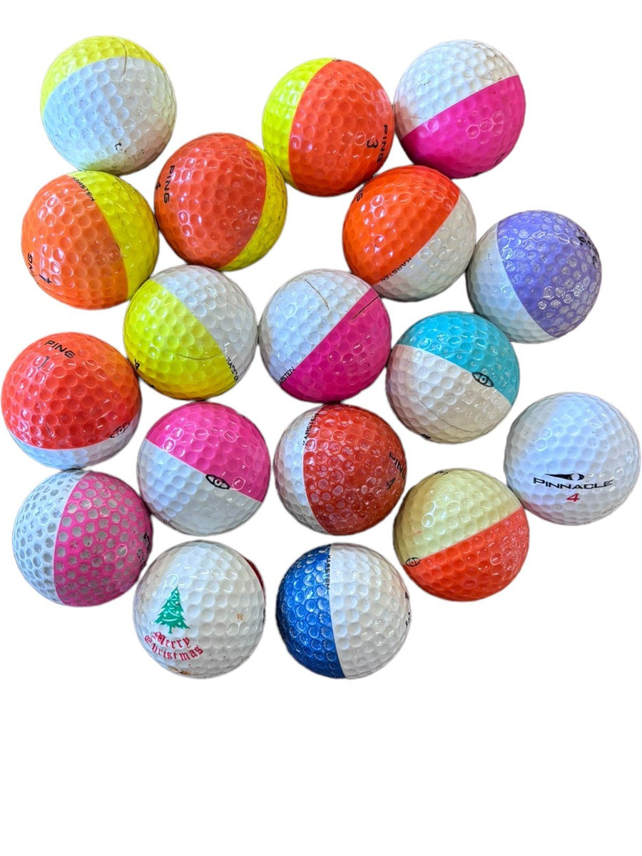 Ping Multi Color Golf Balls and Pinnacle Golf Ball Lot of 18