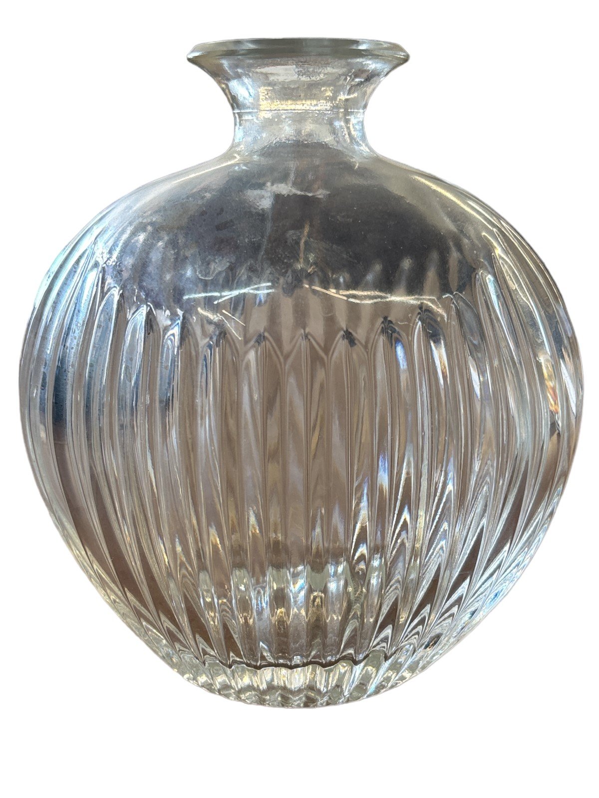 Mikasa Diamond Fire Crystal Glass Decanter Vintage Barware