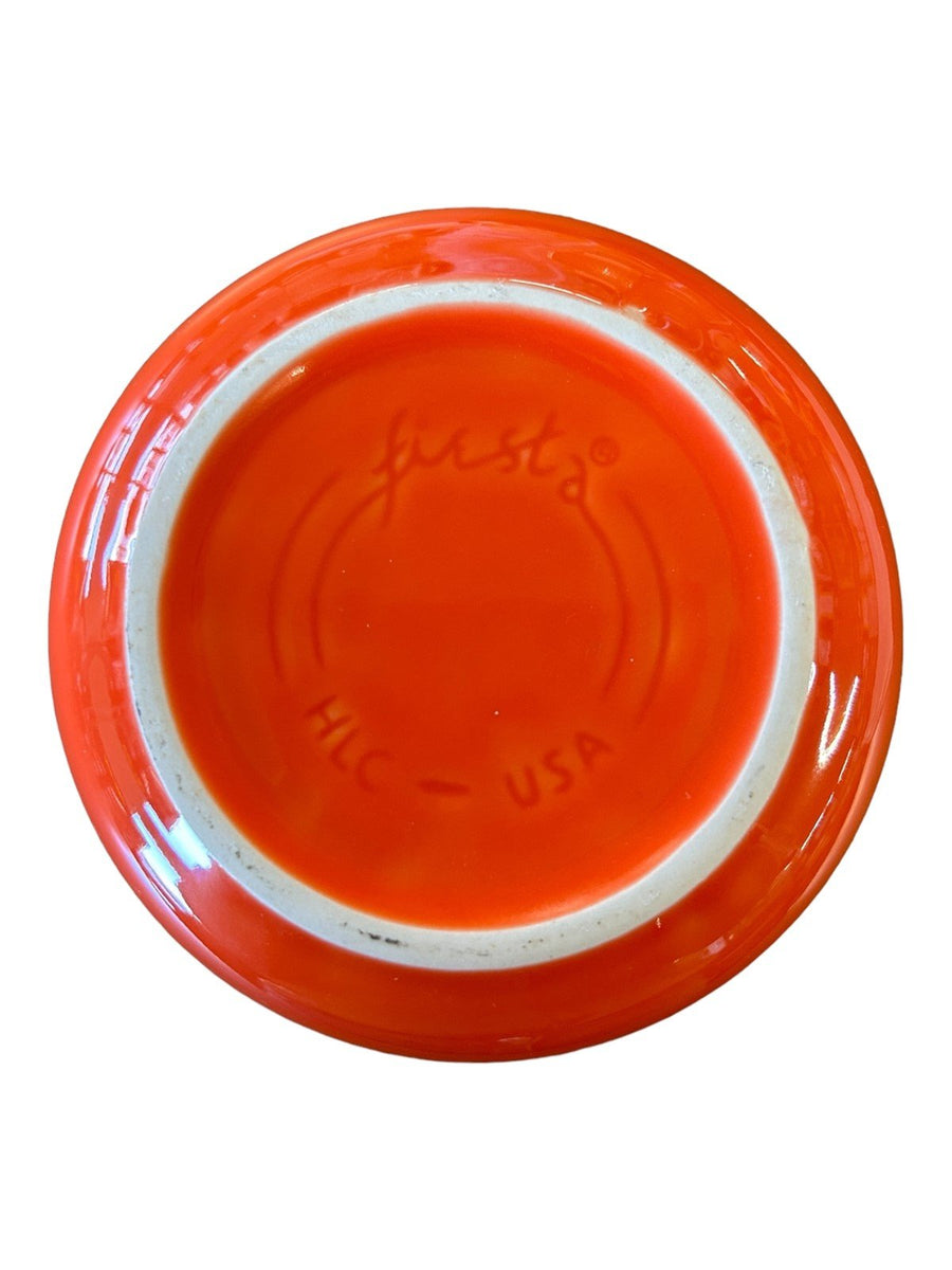 Fiesta - Poppy Orange Gusto Bowl Homer Laughlin Ceramic Dish Kitchenware Dining