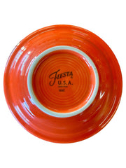 Fiesta - Poppy Orange Fruit Bowl Homer Laughlin Ceramic Dish Kitchenware HLC USA