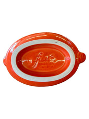 Fiesta - Orange Poppy Sauce Boat Gravy Homer Laughlin Ceramic Serving Dish Home