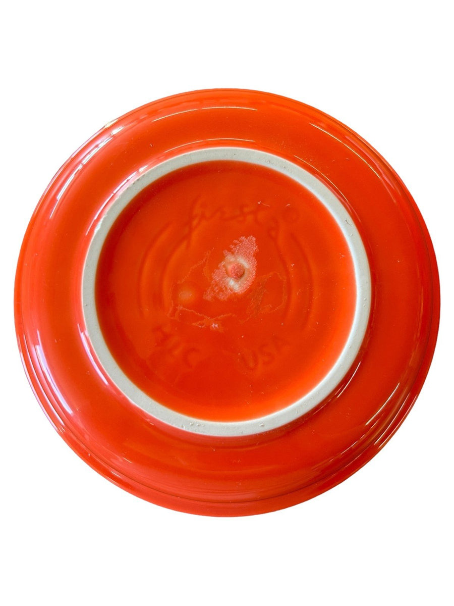 Fiesta - Poppy Orange Medium Soup Bowl Homer Laughlin Kitchenware Dinnerware HLC