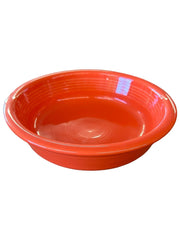 Fiesta - Poppy Orange Medium Soup Bowl Homer Laughlin Kitchenware Dinnerware HLC