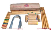 Skowhegan Croquet Set For 8 Players Vintage Collectible Backyard Outdoor Game