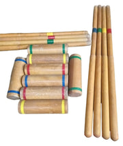 Skowhegan Croquet Set For 8 Players Vintage Collectible Backyard Outdoor Game