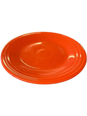 Fiesta - Poppy Orange Luncheon Plate Ceramic Dish Setting Homer Laughlin Dining