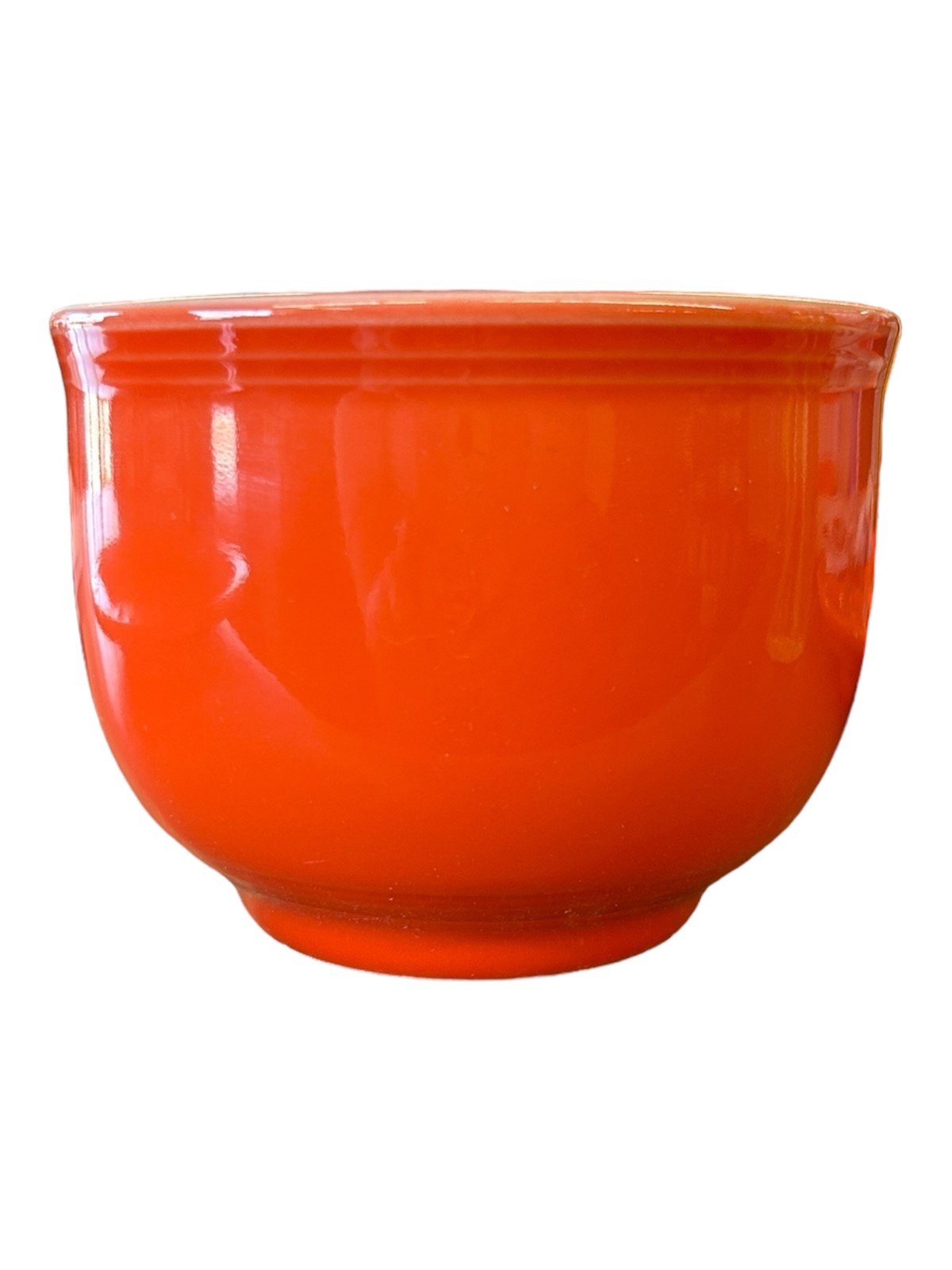 Fiesta - Poppy Orange Chili Bowl Ceramic Dish Homer Laughlin Kitchenware HLC USA