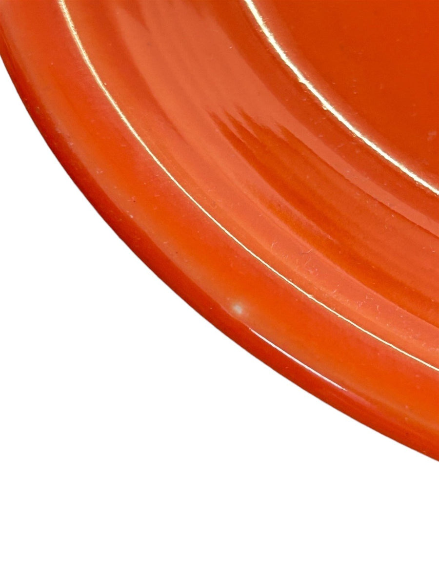 Fiesta - Poppy Orange Salad Plate Homer Laughlin Ceramic Dish Kitchenware Dining