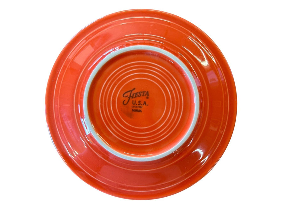 Fiesta - Poppy Orange Salad Plate Homer Laughlin Ceramic Dish Kitchenware Dining