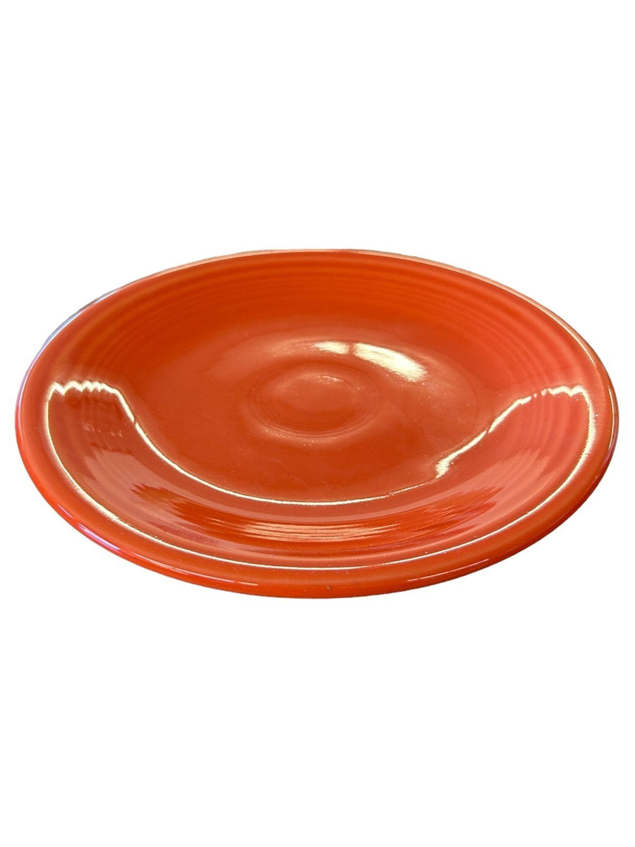 Fiesta - Poppy Orange Salad Plate Homer Laughlin Ceramic Dish Kitchenware Dining