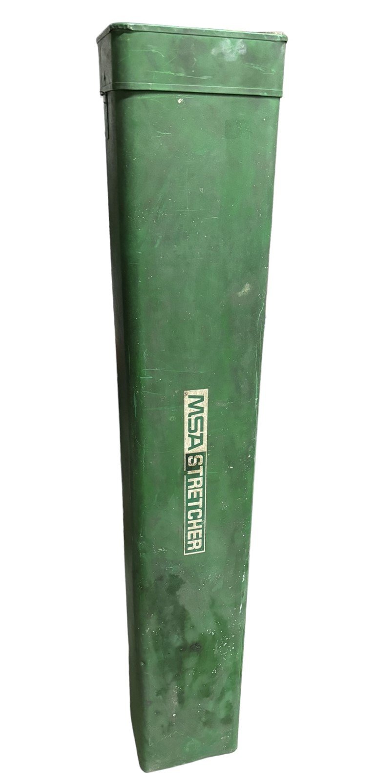 Military Stretcher MSA US Combat Gurney Militaria Metal Case Green