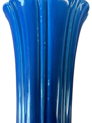 Fiesta - Lapis Blue Medium Flower Vase Homer Laughlin Ceramic Home Decor Dining