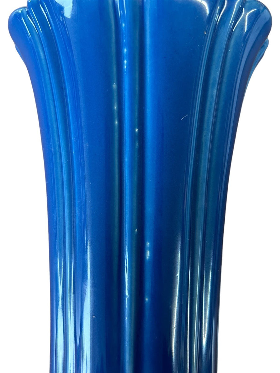 Fiesta - Lapis Blue Medium Flower Vase Homer Laughlin Ceramic Home Decor Dining