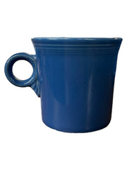 Fiesta - Lapis Blue Ring Handled Mug Homer Laughlin Ceramic Coffee Cup Tea HLC