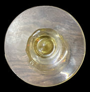 Ice Cream Sundae Glasses Antique Milkshake Vintage Set of 4 2 Blue 2 Yellow