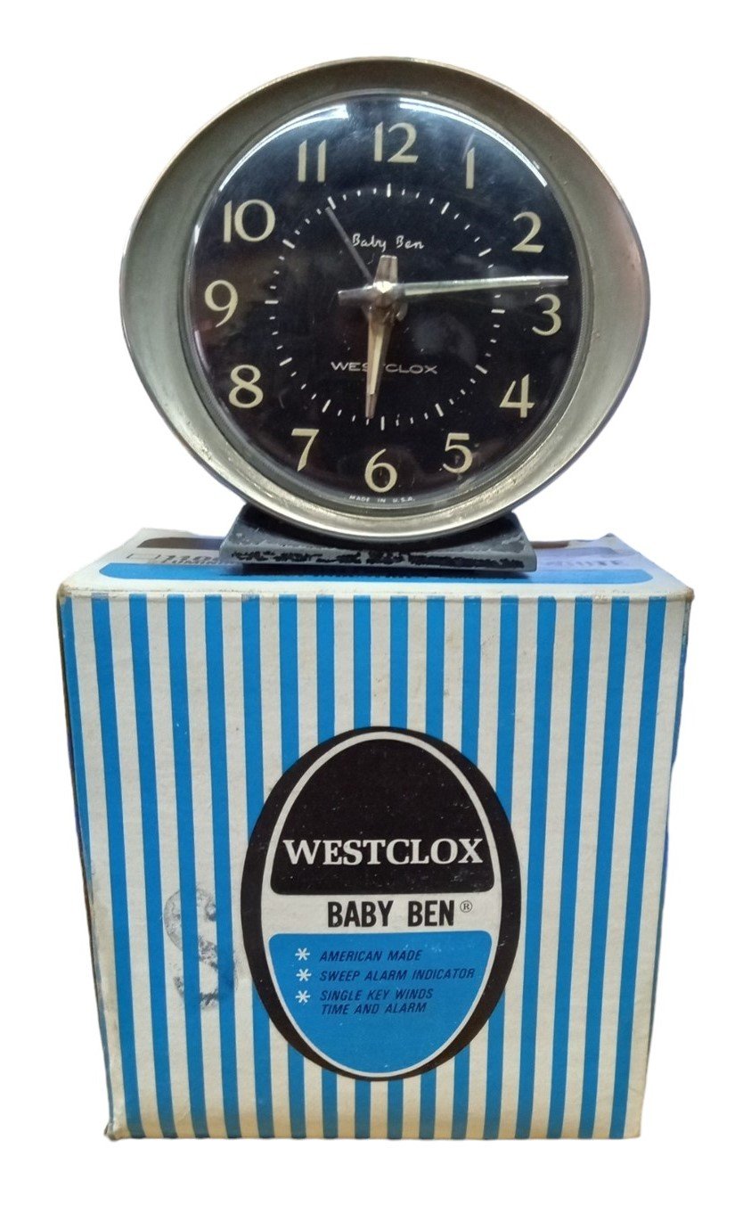 Westclox Baby Ben Wind Up Clock Vintage Collectible Decorative