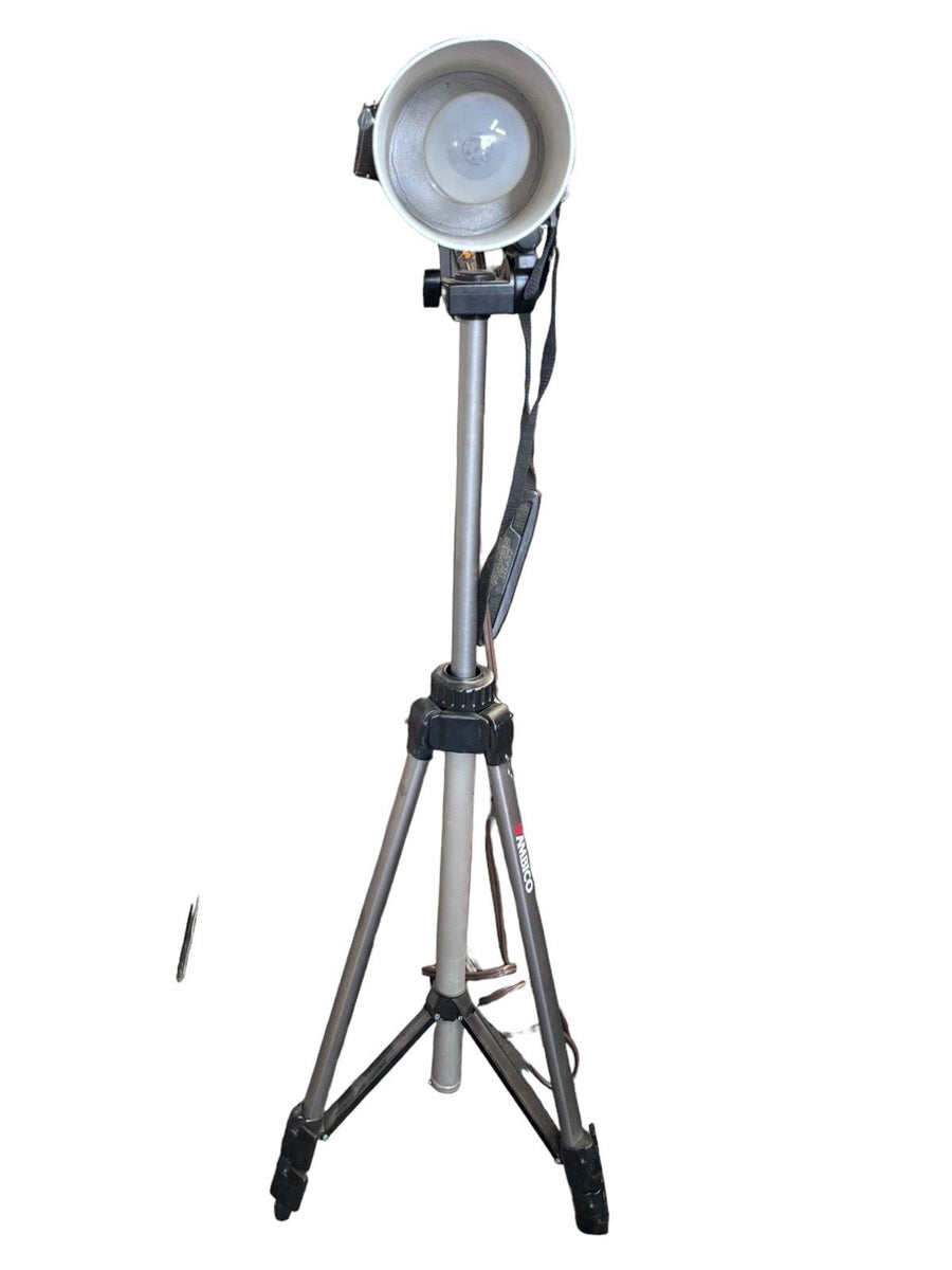 Ambico Tripod with Camera Turned Into Light Vintage