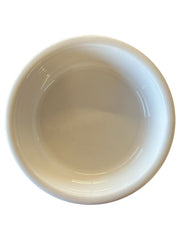 Fiesta - White Medium Soup Bowl Homer Laughlin Kitchenware Dinnerware Ceramic