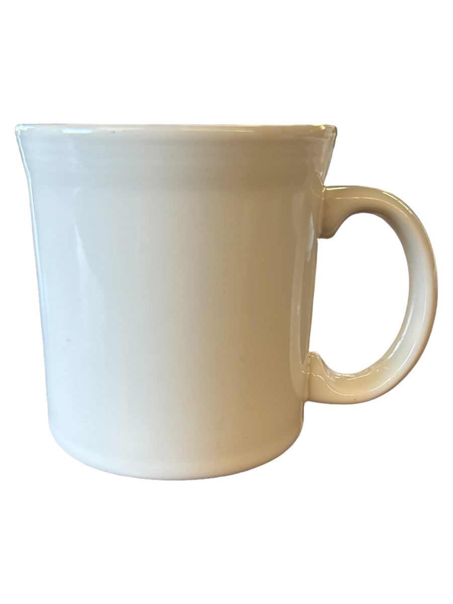 Fiesta - White Java Mug Ceramic Coffee Cup Tea Homer Laughlin Kitchen Drinkware