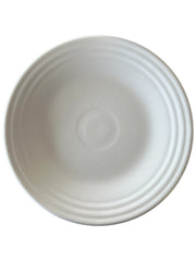 Fiesta - White Luncheon Plate Ceramic Dish Setting Homer Laughlin Dining Home