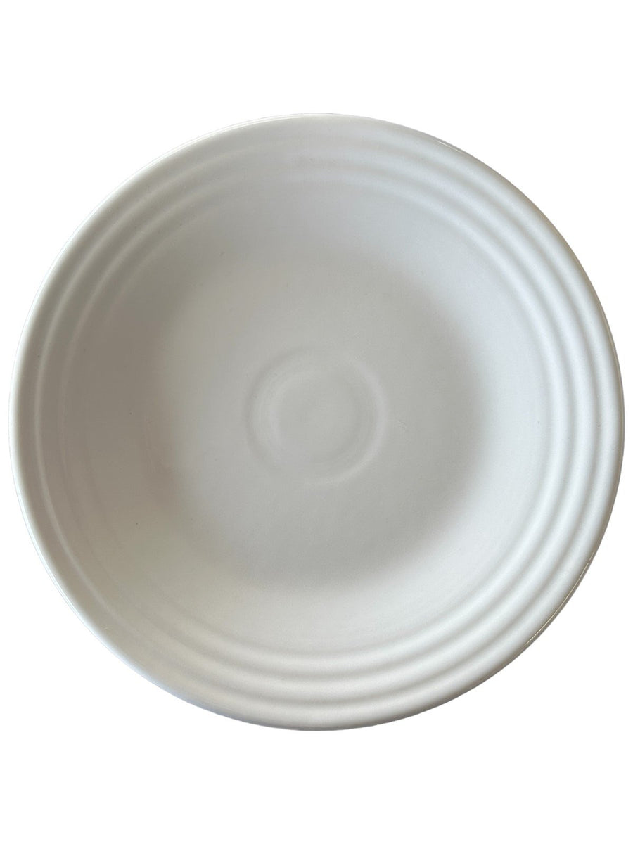 Fiesta - White Luncheon Plate Ceramic Dish Setting Homer Laughlin Dining Home