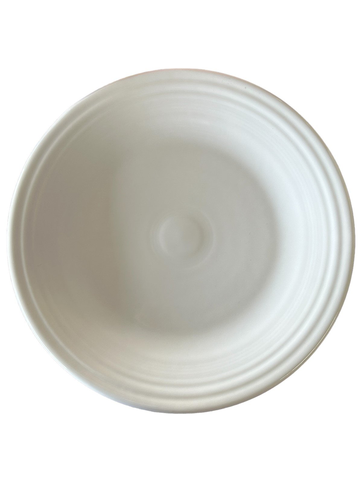 Fiesta - White Dinner Plate Homer Laughlin Ceramic Dish Kitchenware Dining HLC