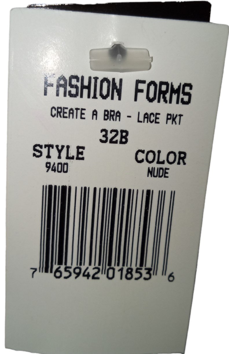 Fashion Forms Bra Style 9400 Nude Size 32B New Lingerie Store w/ Tags