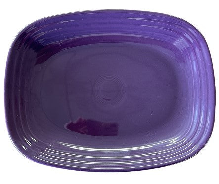 Fiesta - Mulberry Purple Rectangular Platter Homer Laughlin Ceramic Dish Dining