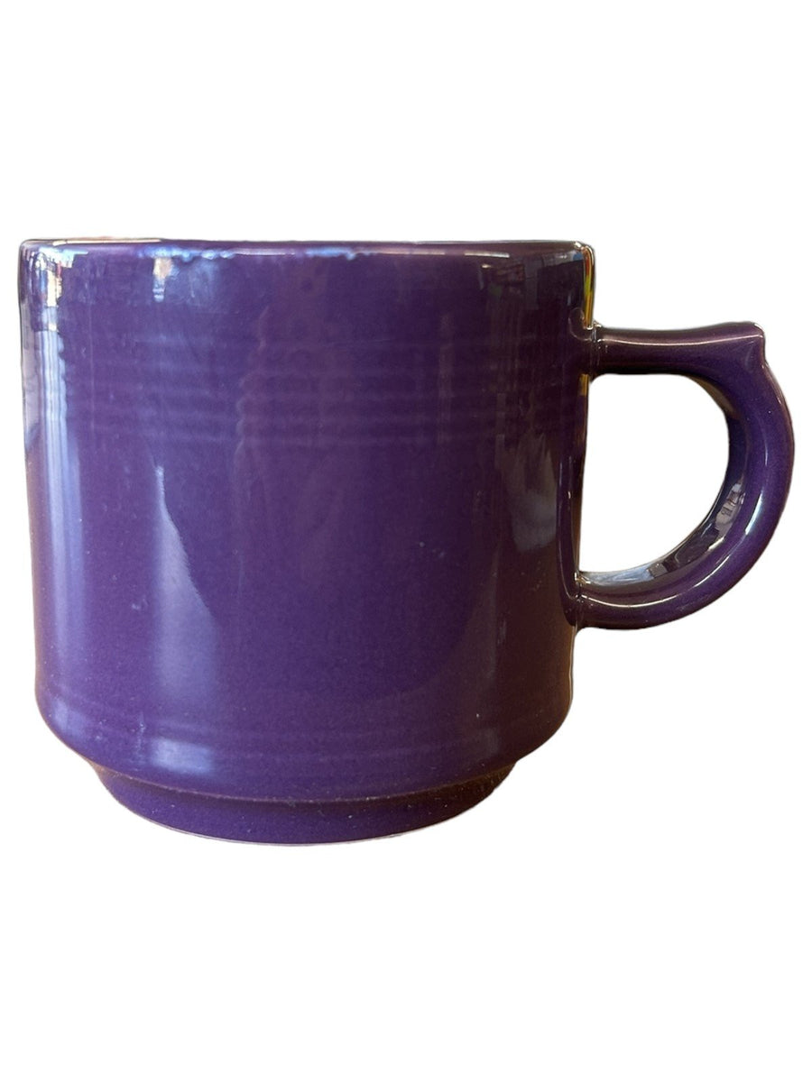 Fiesta - Mulberry Purple Stacking Mug Homer Laughlin Ceramic Coffee Cup Drink