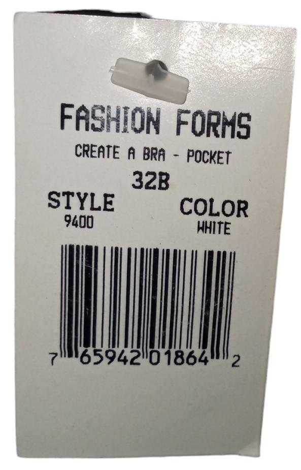 Fashion Forms Bra Style 9400 White Size 32B New Lingerie Store w/ Tags