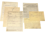 Baltimore and Ohio Southwestern Railroad Company Lot of 6 Antique Documents