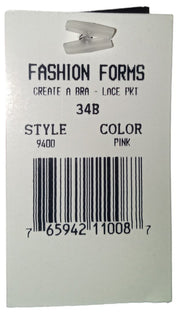 Fashion Forms Bra Style 9400 Pink Size 34B New Lingerie Store w/ Tags