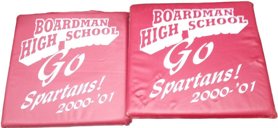 Boardman High School Seat Cushions Set of 2 Vintage Go Spartans 2000-01