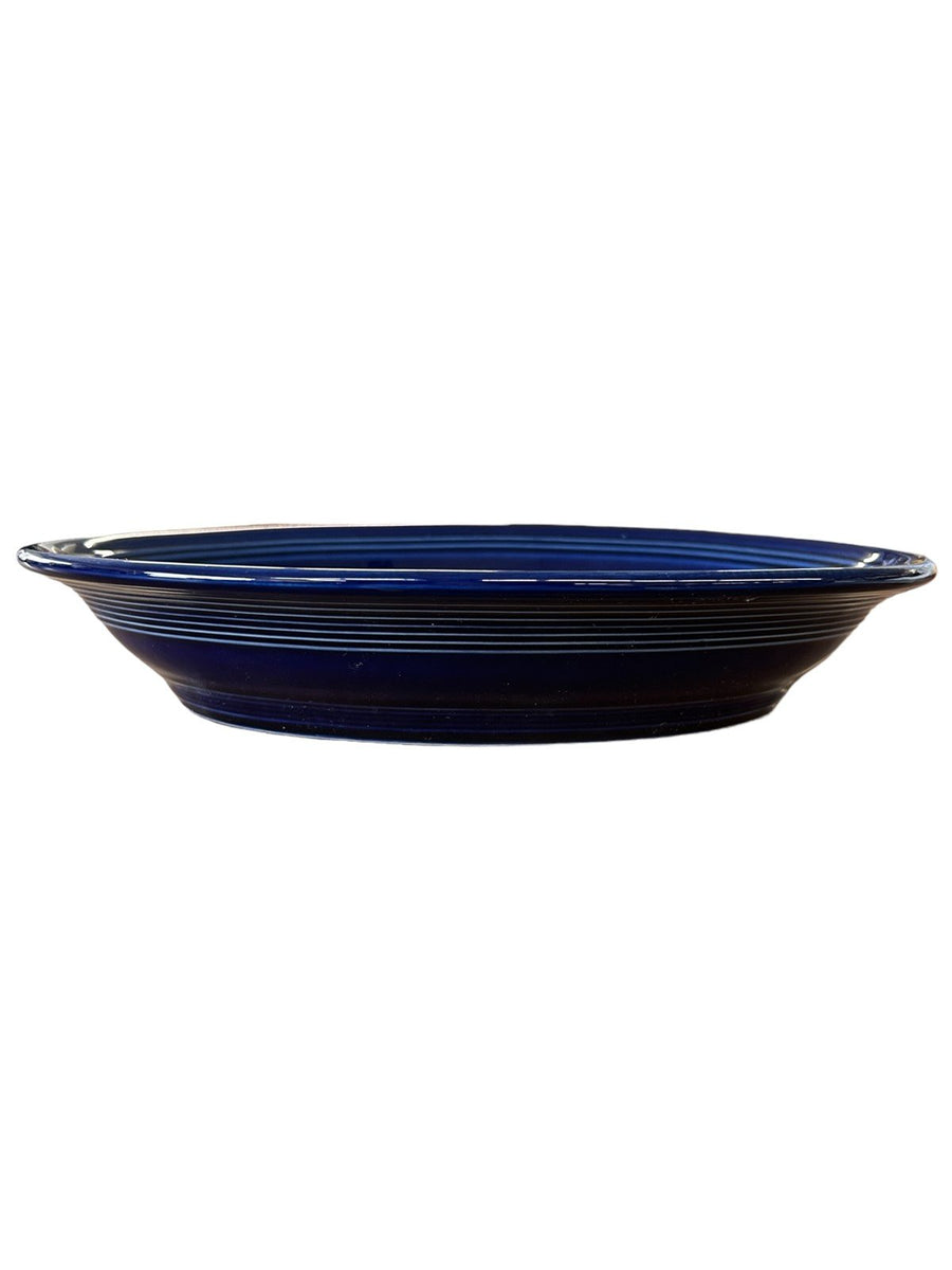 Fiesta - Cobalt Blue Oval Serving Bowl Platter Homer Laughlin Ceramic Dish HLC